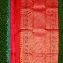 Kanchi sky blue Silk Saree with mango butis