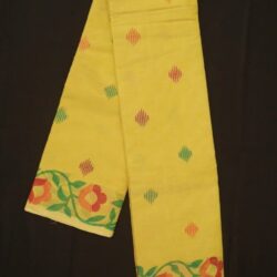 Beautiful Oraganja  methi color  Cotton saree- 17