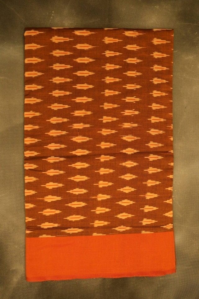 Beautiful Pochampalli  Ikkat Mercidised Handloom cotton saree - 21