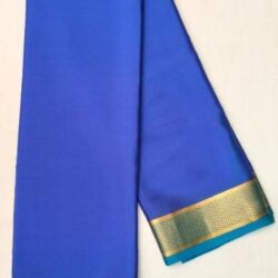 Mysore silk sky Blue color saree
