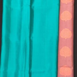 jsm-ss-8c Kanchi Pure Choclate color Silk Saree-8