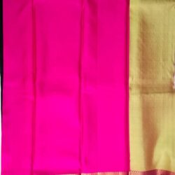 Kanchi Green Color Silk saree -leaves design all over