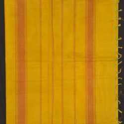 Kanchi Handloom Mustard color cotton saree