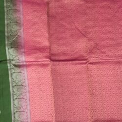 kanchi green color silk saree