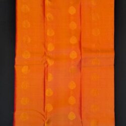 Kanchi Orange and yellow silk saree