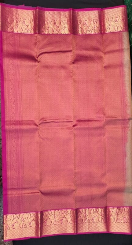 Kanchi ANanda blue silk saree