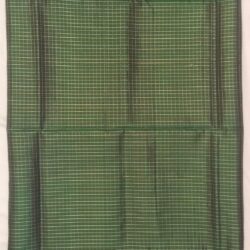 kanchi green color silk saree
