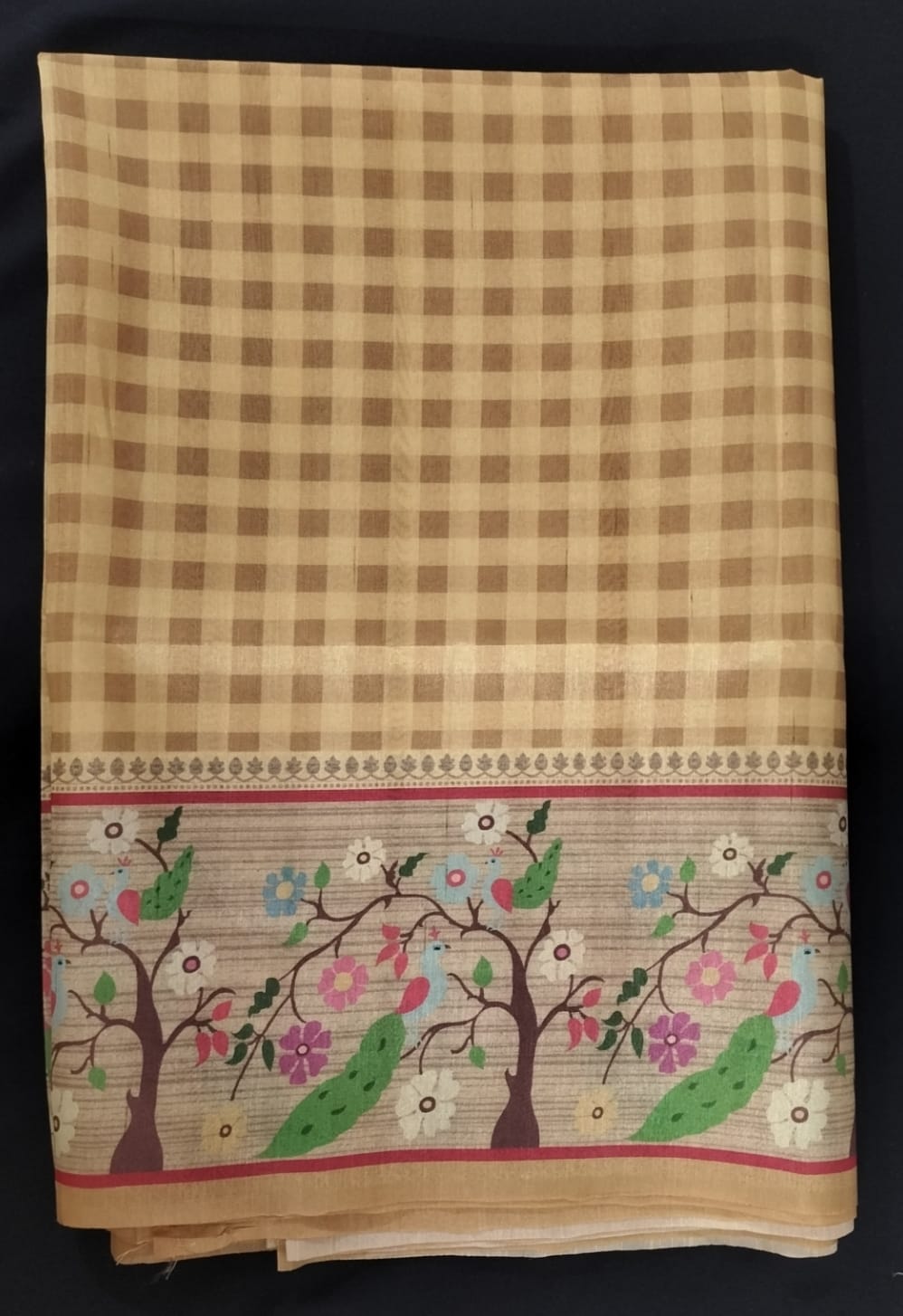 fancy saree - mustard color - fs-14